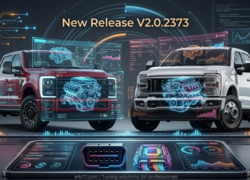 DFOX V2: Tuning OBD Bosch MD1CP062 Ford F250-F750